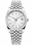Dateonly 41mm White Dial Stainless Steel (Fluted Bezel / Jubalee)