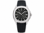 Aqua Stainless Steel with Black Dial (40mm)