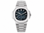 Naut Moonphase Stainless Steel with Blue Dial (40mm)