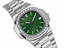 Naut Stainless Steel with Green Dial and Diamond Bezel (40mm)