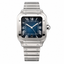 Snts Large Stainless Steel with Blue Dial (40mm)