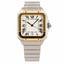 Snts Large Two Tone Yellow Gold with White Dial (40mm)
