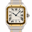 Snts Large Two Tone Yellow Gold with White Dial (40mm)