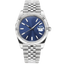 Dateonly 41 Stainless Steel with Blue Dial (Jubilee / Fluted Bezel)